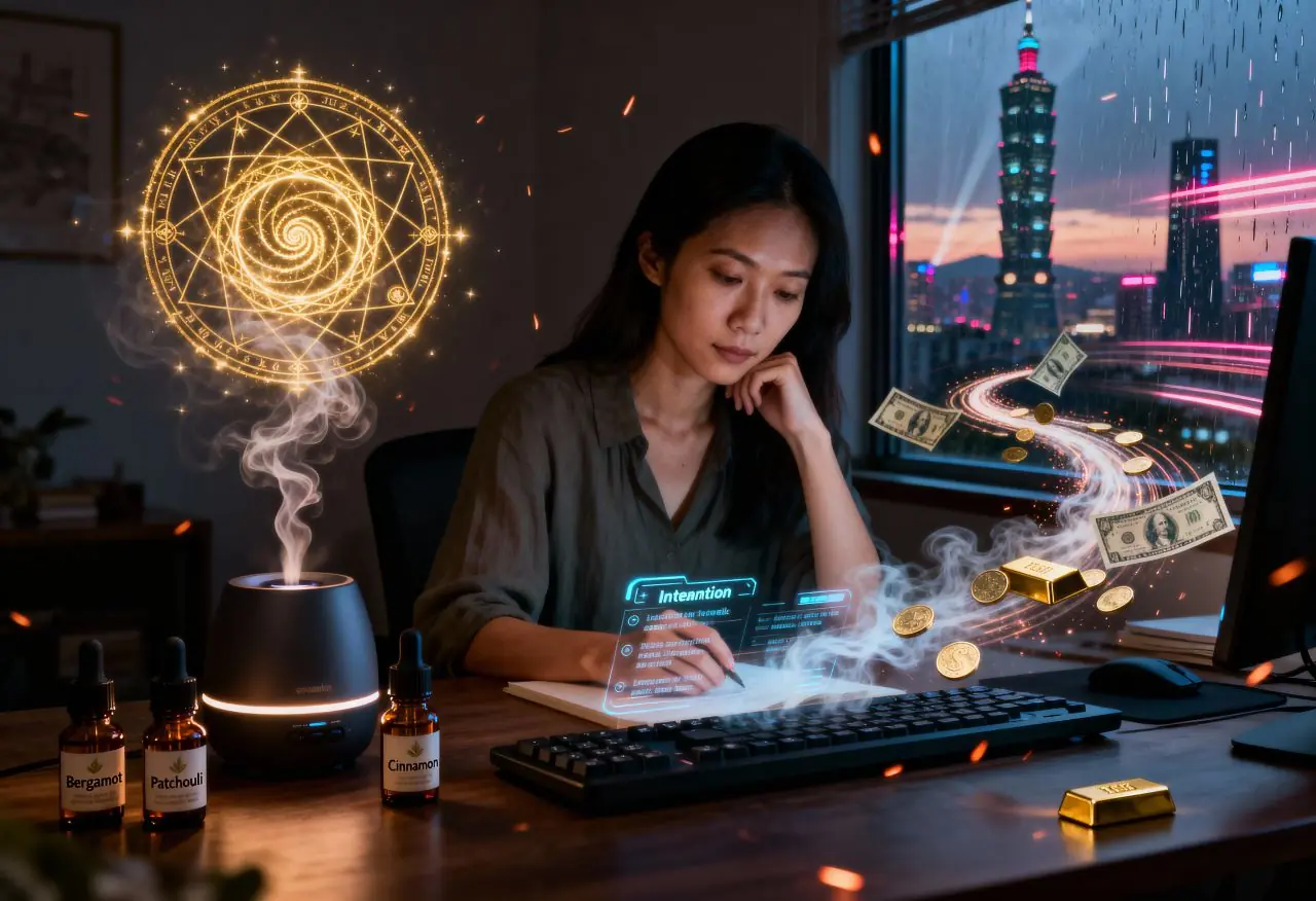 香氛·財流對齊：把錢包調到靈魂的同頻，宇宙就不會靜音了