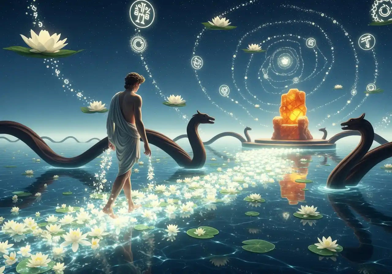 回光之戀：納西瑟斯與沉香之鏡的靈魂覺醒之旅