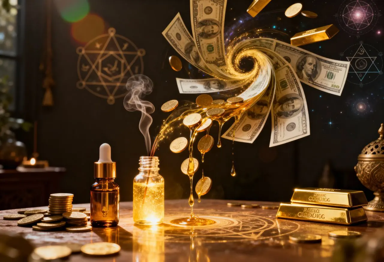 靈性金錢能量 × 香氛精油：一邊變有錢，一邊變香的調頻練習