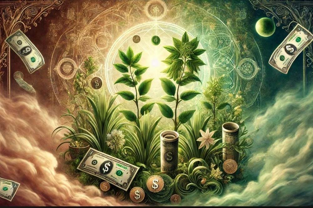 掌握植物能量，解鎖財富密碼：周易風水與陰陽五行的致富秘訣