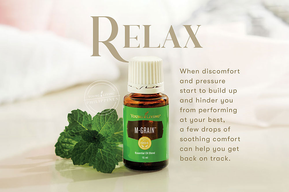 輕肌精油 M-Grain 枕輕鬆，讓正能量從心湧現