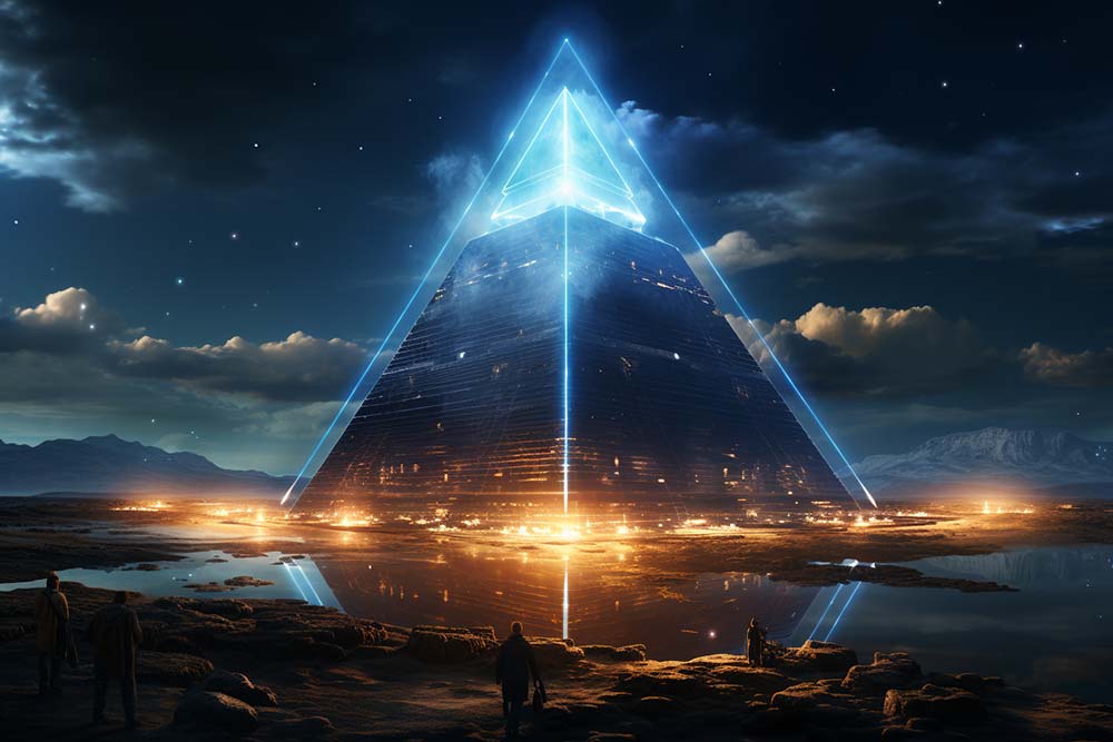 NHP遠距精油傳送：金字塔能量場