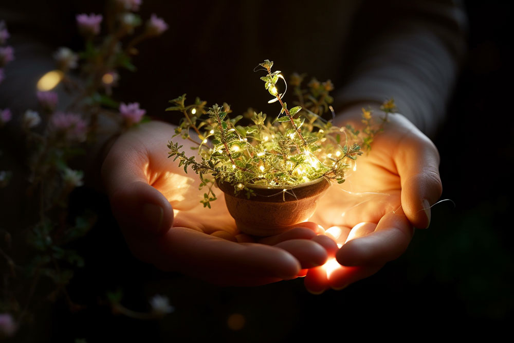 百里香精油的宇宙探索：穿越綠意星辰的神秘之旅