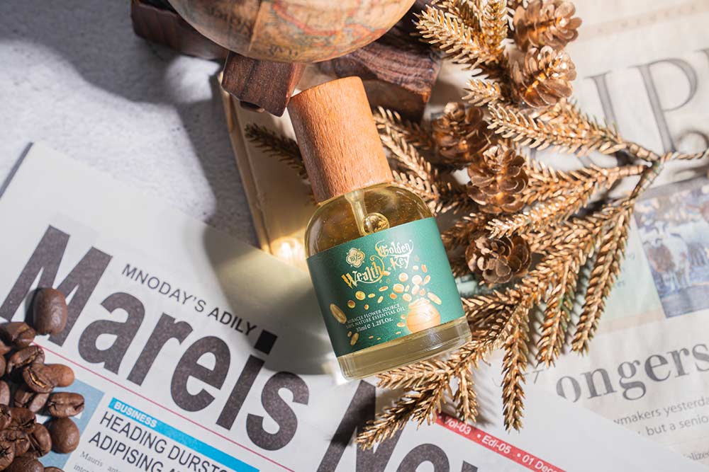 用植物精油的香氣，開啟人生財富金鑰：你的金錢磁場等你來創建